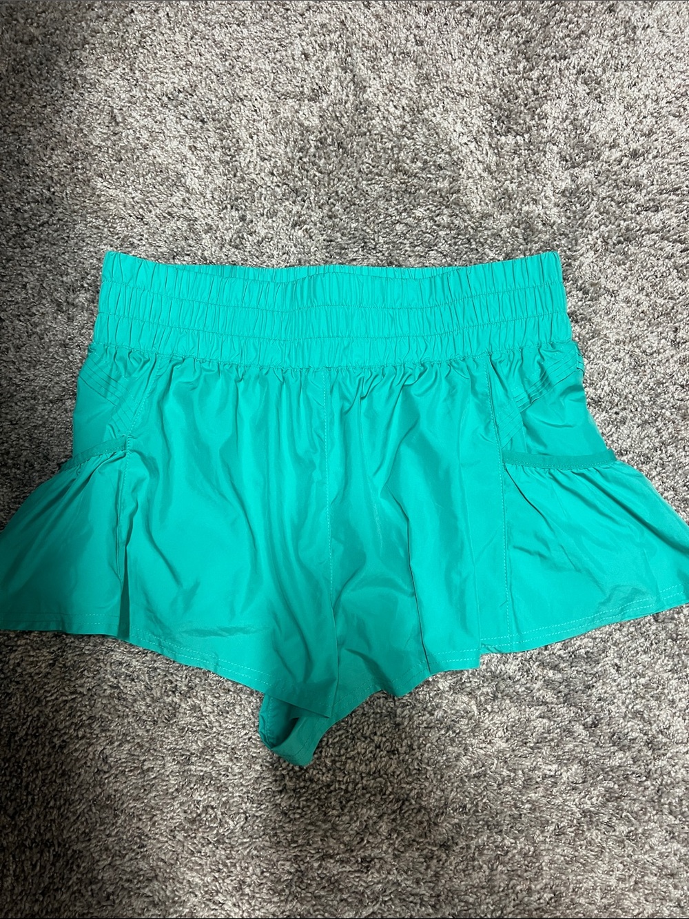 FP Movement Sea-foam Green Get Your Flirt On Shorts
